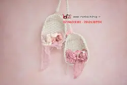 بک گراند عکاسی نوزاد دوقلو دخترونه کد IBD-9681
