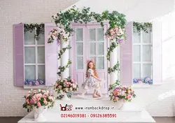 بک گراند عکاسی فضای استدیو بهاری کد IBD-4963