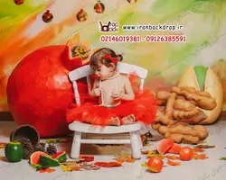 بک گراند کودک و نوزاد تم یلدا در فضای آتلیه زیبا کد IBD-6693