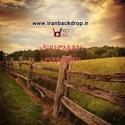 بک گراند عکاسی مزرعه و غروب آفتاب کد IBD-1185