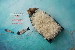 بک دراپ عکاسی نوزادی تابستانی دریایی، ماهی کد IBD-8209