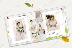 psd ژورنالی شفق قطبی ویژه عروسی و بارداری، 40 صفحه - 20 برگ  کد IBD-5027