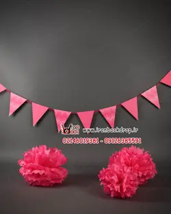 بک دراپ عکاسی تولد کودکانه با دکور فانتزی کد IBD-9579