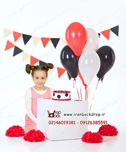 مجموعه بک گراند عکاسی تولد سنین مختلف کد IBD-4396