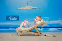 بک دراپ تابستانی ساحل فضای باز کد IBD-3285