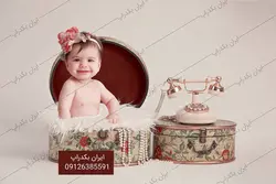 بک گراند دخترانه فانتزی آتلیه کودک کد IBD-1165
