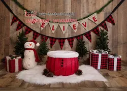 بک دراپ عکاسی کودک و نوزاد با دکور فوق العاده کریسمس کد IBD-6968