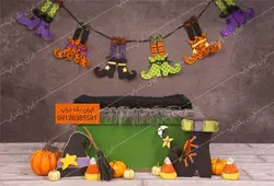 بک دراپ نوزاد هالووین آتلیه عکاسی کد IBD-7923