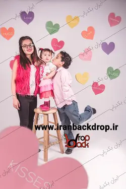 بک گراند کودک و خانوادگی ولنتاین کد IBD-7522