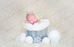 بک گراند نوزاد گلوله های برفی و زمستان کد IBD-8019