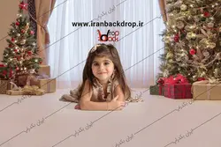 بک گراند دیجیتال کریسمس فضای آتلیه کد IBD-5101