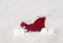 بک دراپ نوزاد سورتمه برفی و کریسمس IBD-4903