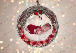 بک دراپ نوزاد تاپ کریسمس کد IBD-8392