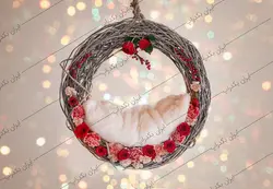 بک دراپ نوزاد تاپ کریسمس کد IBD-8392