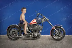 بک دراپ دیجیتال موتور پسرانه کد IBD-9877