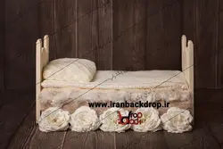 بک دراپ تخت فانتزی آتلیه ای کودک و نوزاد کد IBD-4466