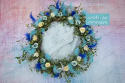 مجموعه بک گراند عکاسی نوزاد با دکور حرفه ای کد IBD-4015