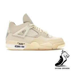 جردن ۴ off white beige
