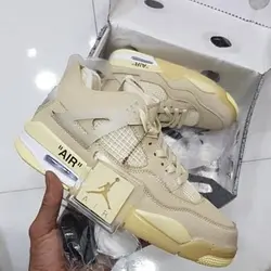 جردن ۴ off white beige