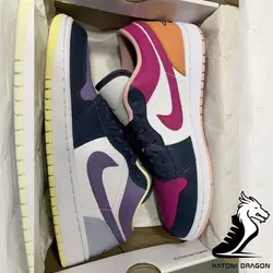 Nike air jordan 1 low purple magenta