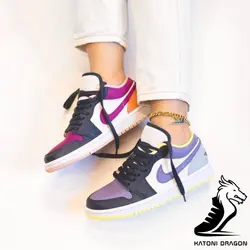 Nike air jordan 1 low purple magenta