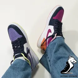 Nike air jordan 1 low purple magenta