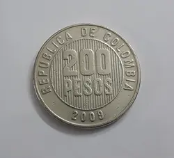 سکه خارجی کشور  کلمبیا