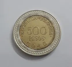 سکه دو فلزی طرح زیبا کلمبیا