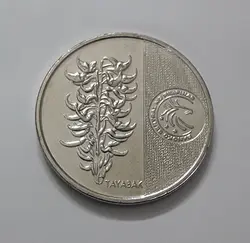 سکه کلکسیونی خارجی طرح زیبا فیلیپین کیفیت بانکی واحد ۵