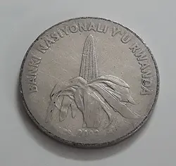 سکه خارجی کشور رواندا سال ۲۰۰۲