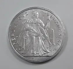 سکه خارجی کلکسیونی فوق العاده کمیاب و ارزشمند کشور کالدونیا واحد ۲ مستعمره ی فرانسه سال ۲۰۱۸