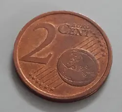 سکه خارجی ۲ سنت اتحادیه اروپا سال ۲۰۱۱