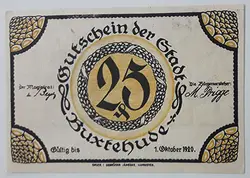 اسکناس خارجی طرح زیبا و کمیاب نت گلد کشور آلمان سال ۱۹۲۱