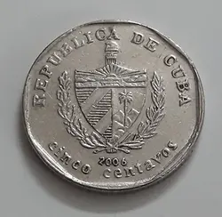 سکه خارجی کشور کوبا سال ۲۰۰۶