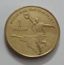 سکه خارجی یادبودی یک دلاری کشور استرالیا سال ۲۰۰۵