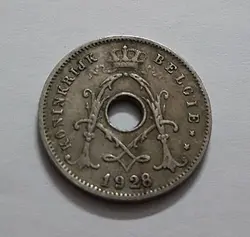 سکه خارجی کشور بلژیک واحد ۵