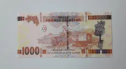 اسکناس خارجی طرح زیبا گینه