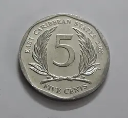 سکه کمیاب کشور کارائیب کیفیت بانکی
