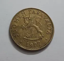 سکه خارجی کشور فنلاند واحد ۵۰