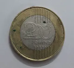 سکه دو فلزی کشور مجارستان