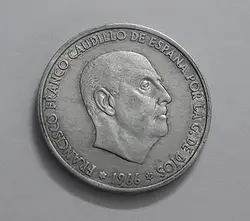 سکه کشور  اسپانیا سال 1966