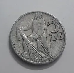سکه طرح زیبا کشور لهستان