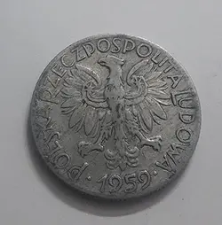 سکه طرح زیبا کشور لهستان