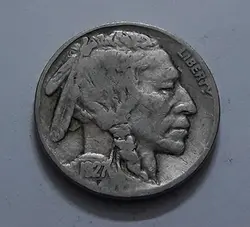 سکه ۵ سنت آمریکا معروف به سکه بوفالو سال ۱۹۲۷ تاریخ کمیاب خاص