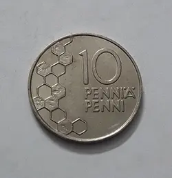 سکه کشور فنلاندسایز کوچک