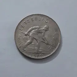سکه کشور لوکزامبورگ۱۹۶۲