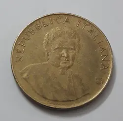 سکه خارجی یادبودی فائو کشور ایتالیا سال ۱۹۸۰