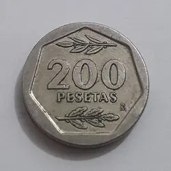 سکه کلکسیونی خارجی بسیار کمیاب اسپانیا طرح زیبا