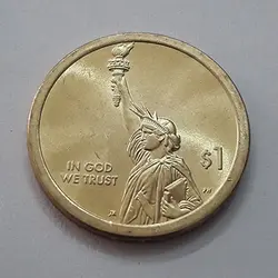 سکه یک دلاری یادبودی آمریکا طرح زیبا و تیپ جدید