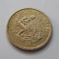 سکه یک دلاری یادبودی آمریکا طرح زیبا